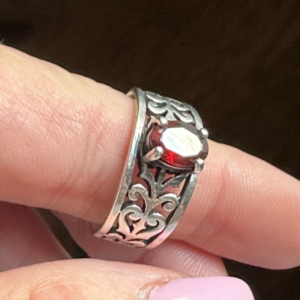 Adoree Gemstone Ring - Garnet James Avery Ring
